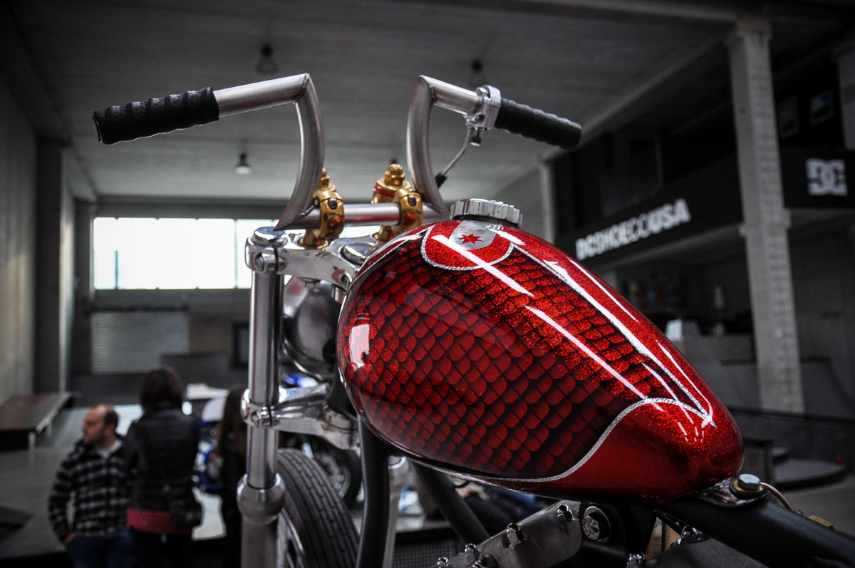 Red gas tank