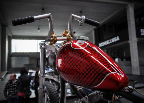Red gas tank